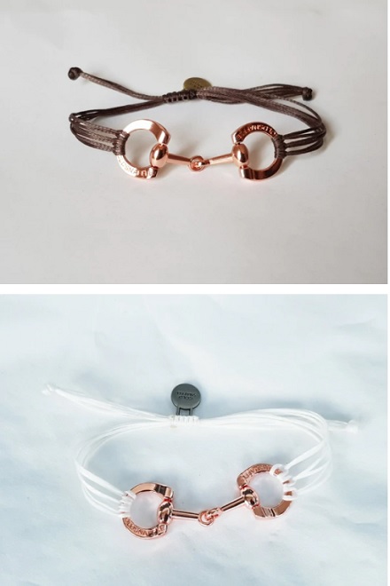 BRACCIALE CON MORSETTO ROSEGOLD GOLDSNAFFLE  